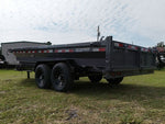 16' Stryker EDT Bumper Pull Dump Trailer 20" Side Walls - (2) 7k Axles 3883