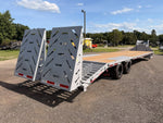 40' Horizon FHZ Gooseneck Dual Wheel Deckover Trailer Mega Ramps - (2) 12K Axles 015676