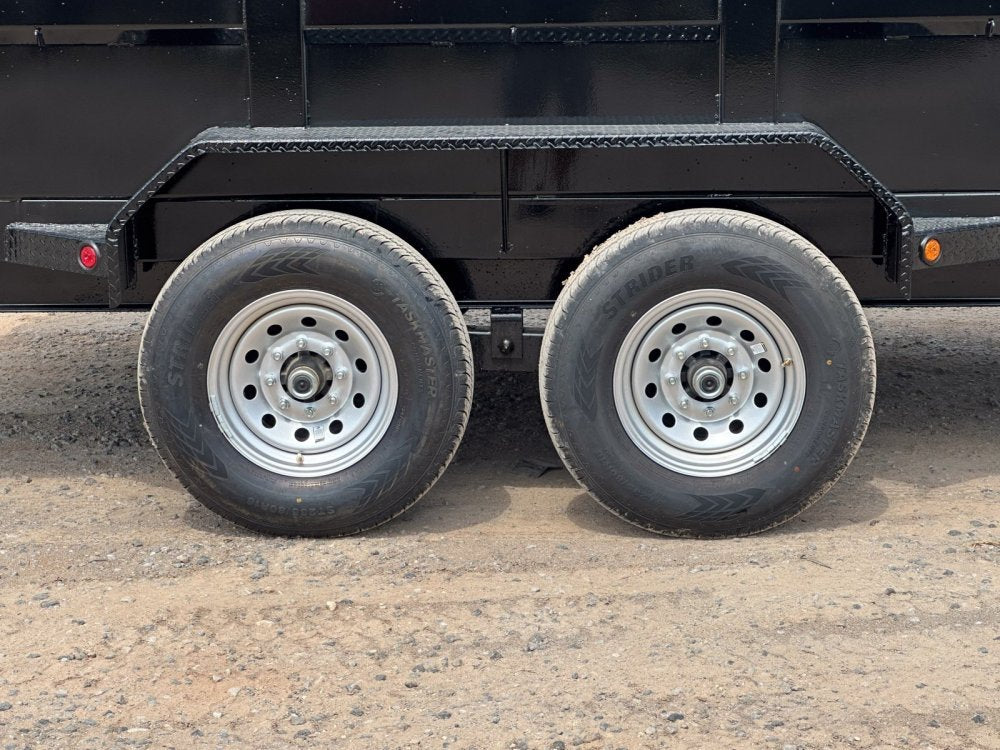 83"x16' Bumper Pull Dump Trailer 36" Sides - 14k GVWR 048277
