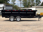83"x16' Bumper Pull Dump Trailer 36" Sides - 14k GVWR 048277