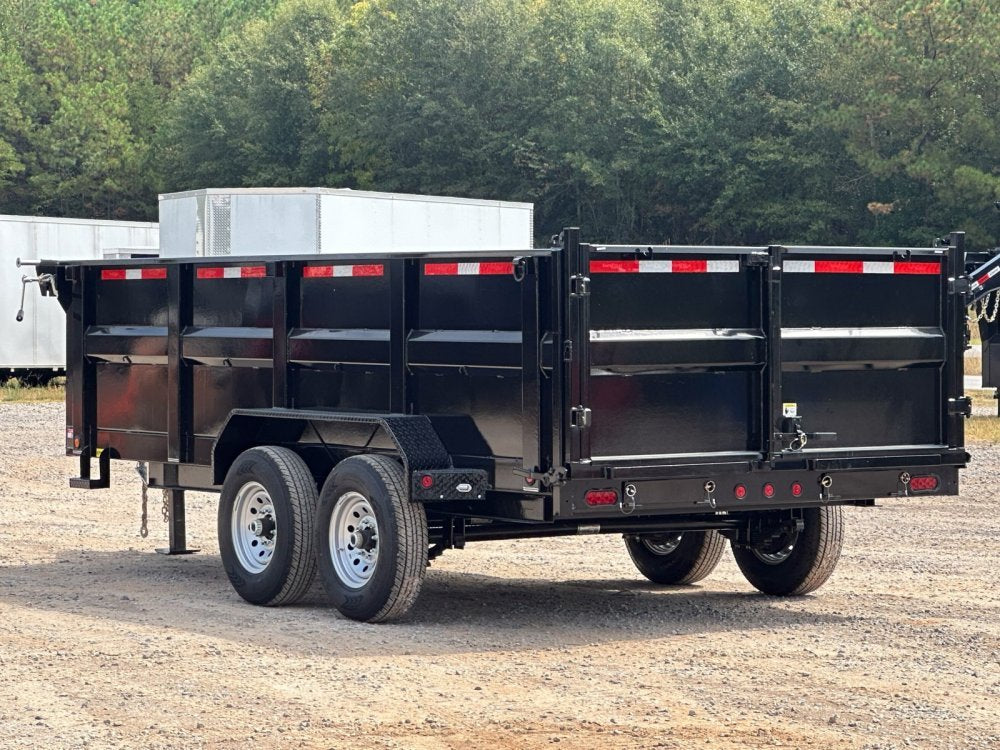 83"x16' Bumper Pull Dump Trailer 36" Sides - 14k GVWR 048277