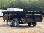 83"x16' Bumper Pull Dump Trailer 36" Sides - 14k GVWR 048277