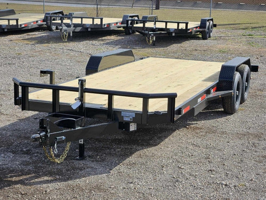 20' Car Hauler 6K Axles, Diamond Plate Fenders, Slide In Ramps 4275 - Stryker Dealership Group