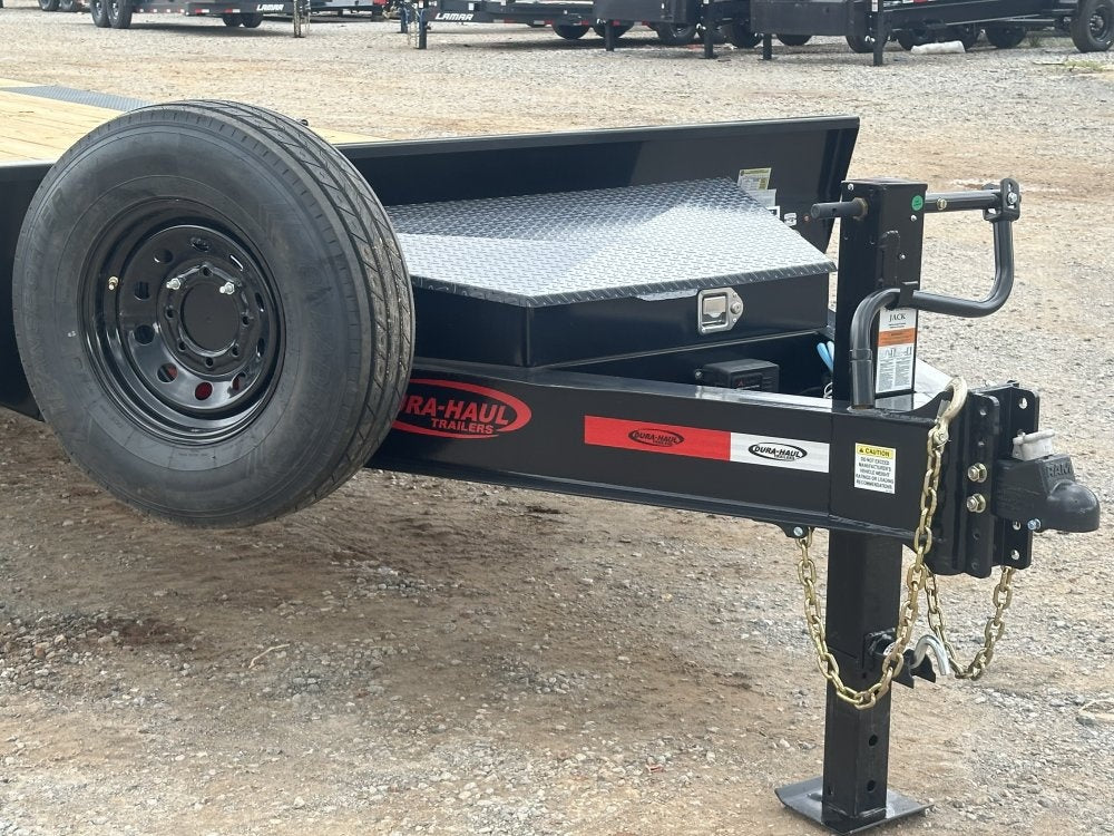 20' DH Bumper Pull Deckover (2) 8K Axles, 14 Ply Tires, Slide In Ramps 9907 - Stryker Dealership Group