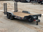 20' ERH Equipment Trailer (2) 7K Axles, Stand Up Ramps 010505 - Stryker Dealership Group