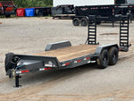 20' ERH Equipment Trailer (2) 7K Axles, Stand Up Ramps 010505 - Stryker Dealership Group