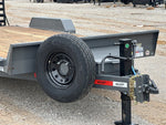 20' ERH Equipment Trailer (2) 7K Axles, Stand Up Ramps 010505 - Stryker Dealership Group