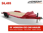 20' Horizon CEZ Bumper Pull Single Car Trailer - (2) 3.5K Axles 016092 - Stryker Dealership Group