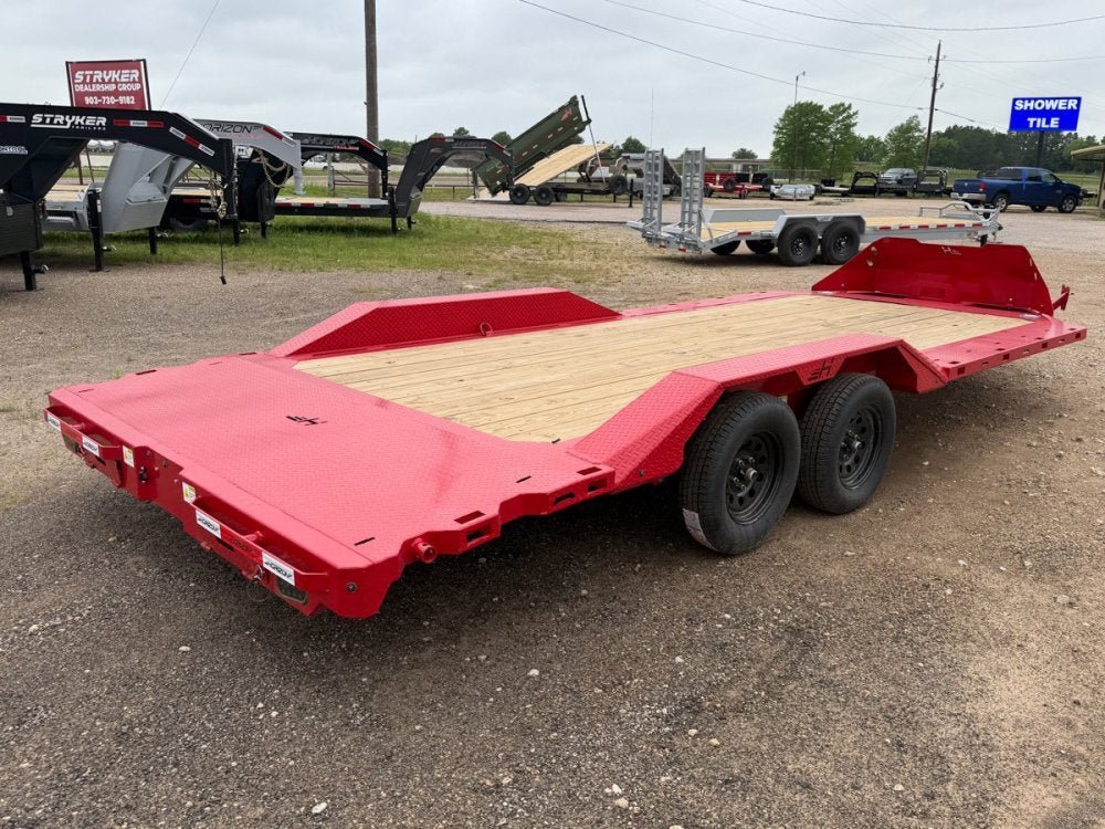 20' Horizon CEZ Bumper Pull Single Car Trailer - (2) 3.5K Axles 016092 - Stryker Dealership Group