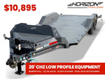 20' Horizon CHZ Equipment Trailer Drive Over Fenders - (2) 5.2K Axles 016043 - Stryker Dealership Group