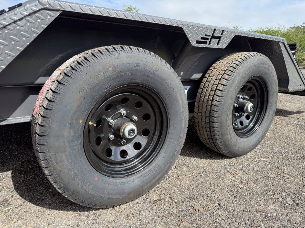 20' Horizon CHZ Equipment Trailer Drive Over Fenders - (2) 5.2K Axles 16046 - Stryker Dealership Group