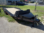 20' Horizon EHZ Bumper Pull Equipment Trailer Mega Ramps - (2) 7K Axles 003808 - Stryker Dealership Group