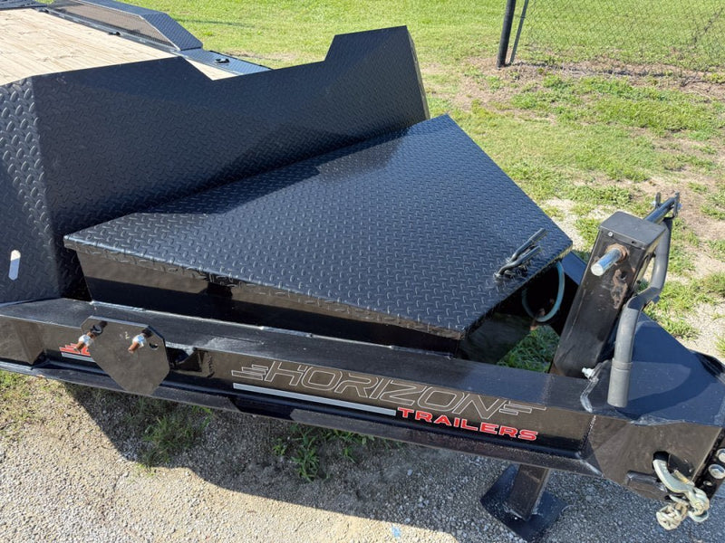 20' Horizon EHZ Bumper Pull Equipment Trailer Mega Ramps - (2) 7K Axles 003808 - Stryker Dealership Group