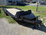 20' Horizon EHZ Bumper Pull Equipment Trailer Mega Ramps - (2) 7K Axles 003808 - Stryker Dealership Group