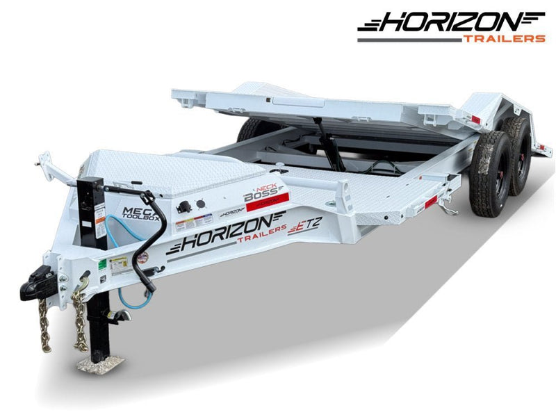 20' Horizon ETZ Bumper Pull Equipment Tilt Trailer Drive Over Fenders - (2) 8K Axles 017567 - Stryker Dealership Group
