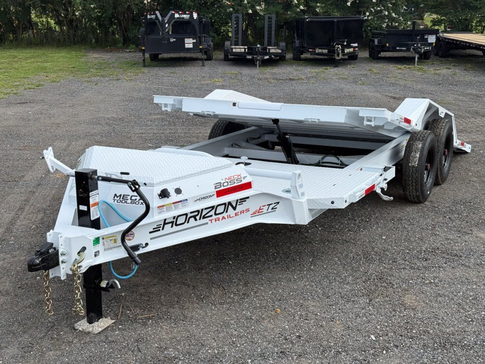 20' Horizon ETZ Bumper Pull Equipment Tilt Trailer Drive Over Fenders - (2) 8K Axles 017567 - Stryker Dealership Group