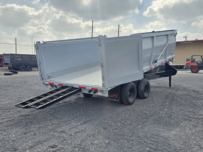 20 Horizon HZH Gooseneck Dump Trailer 48" Side Walls - (2) 10K Axles 018039 - Stryker Dealership Group