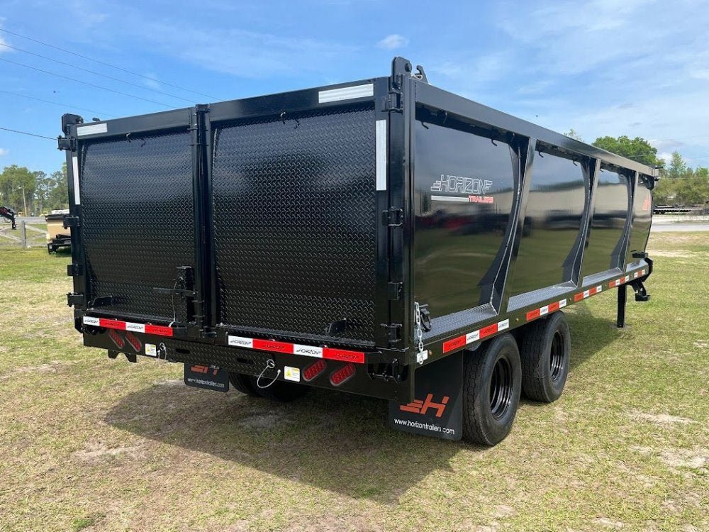 20 Horizon HZH Gooseneck Dump Trailer 48" Side Walls - (2) 10K Axles 018040 - Stryker Dealership Group