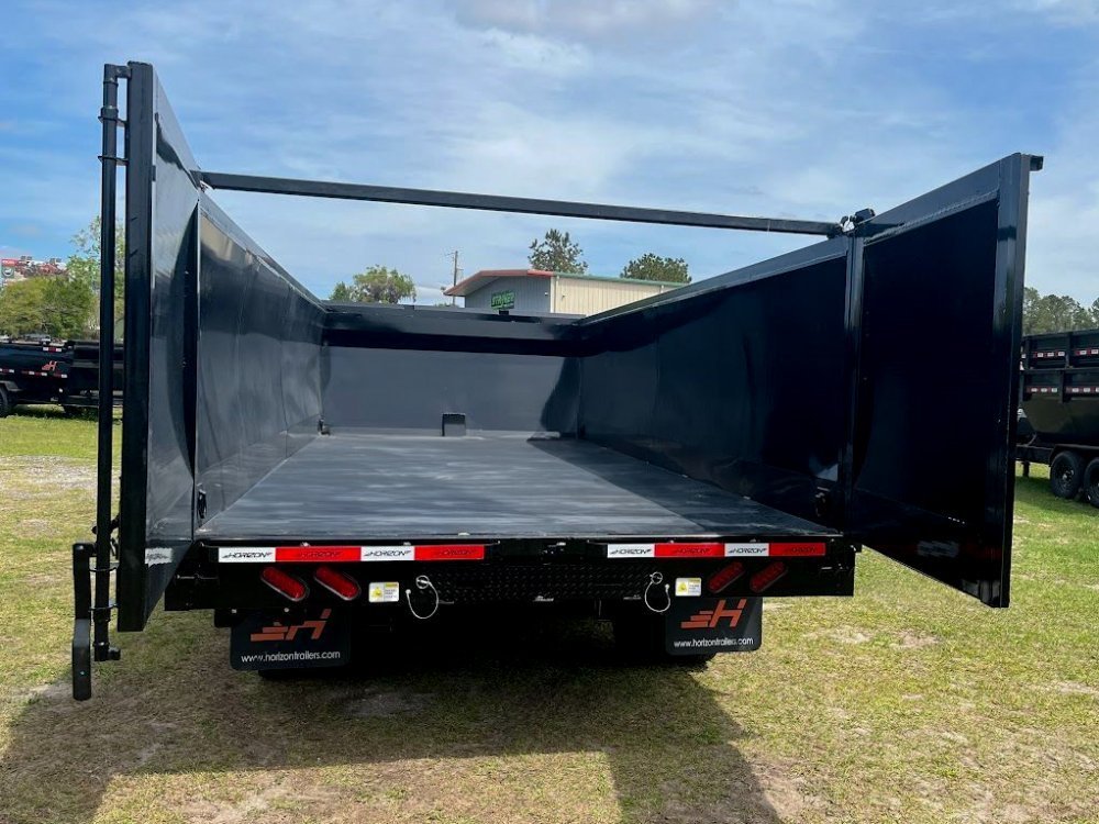20 Horizon HZH Gooseneck Dump Trailer 48" Side Walls - (2) 10K Axles 018040 - Stryker Dealership Group
