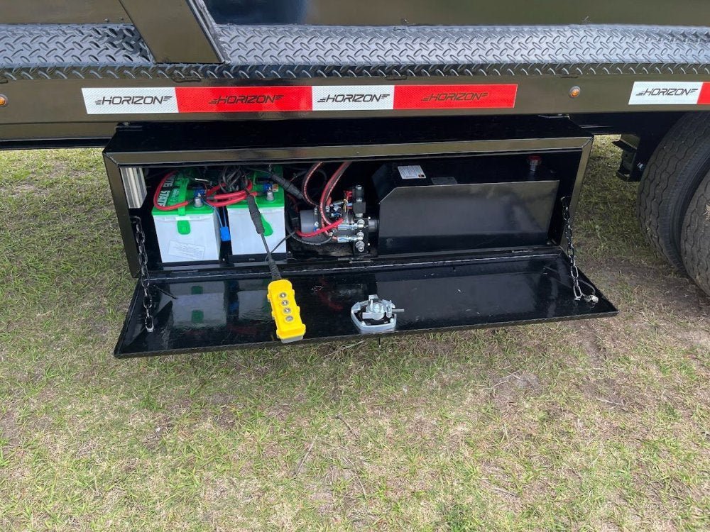 20 Horizon HZH Gooseneck Dump Trailer 48" Side Walls - (2) 10K Axles 018040 - Stryker Dealership Group