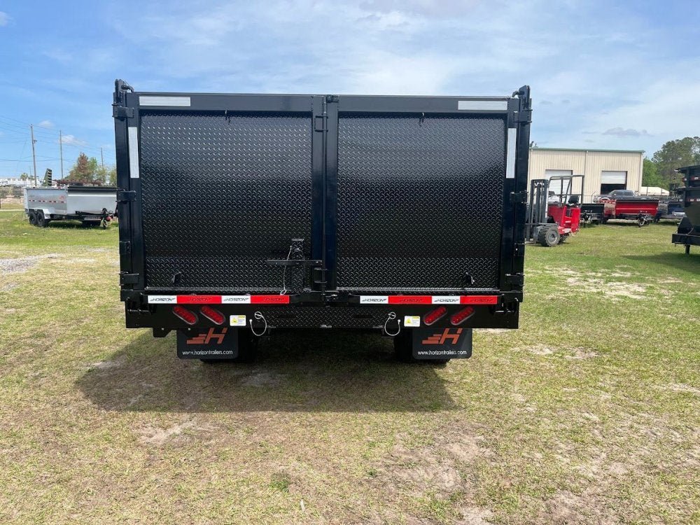 20 Horizon HZH Gooseneck Dump Trailer 48" Side Walls - (2) 10K Axles 018040 - Stryker Dealership Group