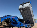20 Horizon HZH Gooseneck Dump Trailer 48" Side Walls Hydraulic Jacks - (2) 12k Axles 016018 - Stryker Dealership Group