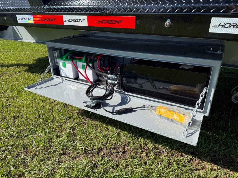 20 Horizon HZH Gooseneck Dump Trailer 48" Side Walls Hydraulic Jacks - (2) 12K Axles 016718 - Stryker Dealership Group