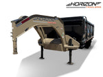 20 Horizon HZH Gooseneck Dump Trailer 48" Side Walls Hydraulic Jacks - (2) 12k Axles 16723 - Stryker Dealership Group