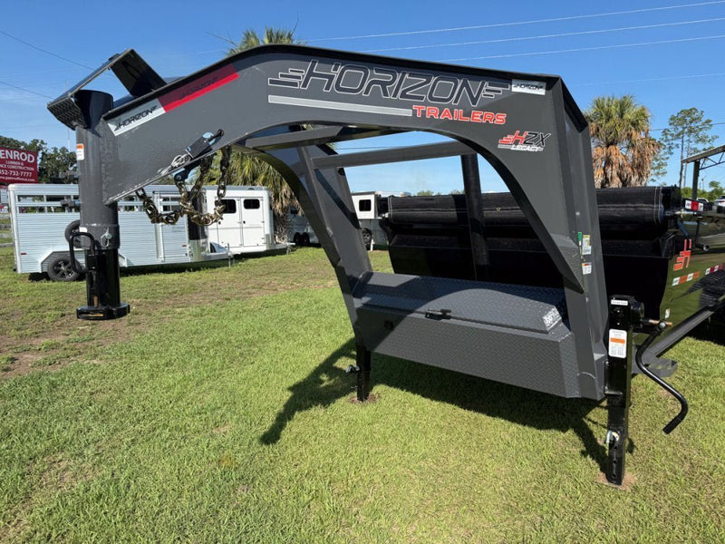 20' Horizon HZX Gooseneck Dump Trailer 36" Side Walls - (2) 10K Axles 016893 - Stryker Dealership Group