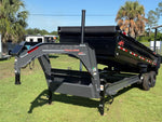 20' Horizon HZX Gooseneck Dump Trailer 36" Side Walls - (2) 10K Axles 016893 - Stryker Dealership Group
