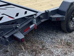 20' Iron Bull EWB Bumper Pull Equipment Trailer Mega Ramps - (2) 7,000 lb Axles 112667 - Stryker Dealership Group
