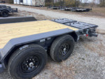 20' Iron Bull EWB Bumper Pull Equipment Trailer Mega Ramps - (2) 7,000 lb Axles 112667 - Stryker Dealership Group