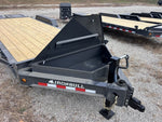 20' Iron Bull EWB Bumper Pull Equipment Trailer Mega Ramps - (2) 7,000 lb Axles 112667 - Stryker Dealership Group