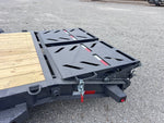 20' Iron Bull EWB Bumper Pull Equipment Trailer Mega Ramps - (2) 7,000 lb Axles 112667 - Stryker Dealership Group