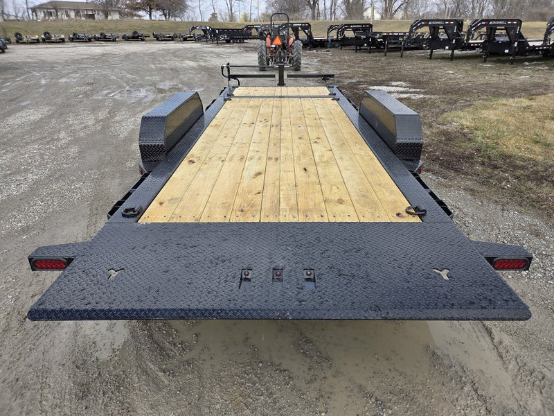 20' Iron Bull TLB Bumper Pull Equipment Tilt Trailer - (2) 7,000 lb Axles 112864 - Stryker Dealership Group