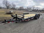 20' Iron Bull TLB Bumper Pull Equipment Tilt Trailer - (2) 7,000 lb Axles 112864 - Stryker Dealership Group