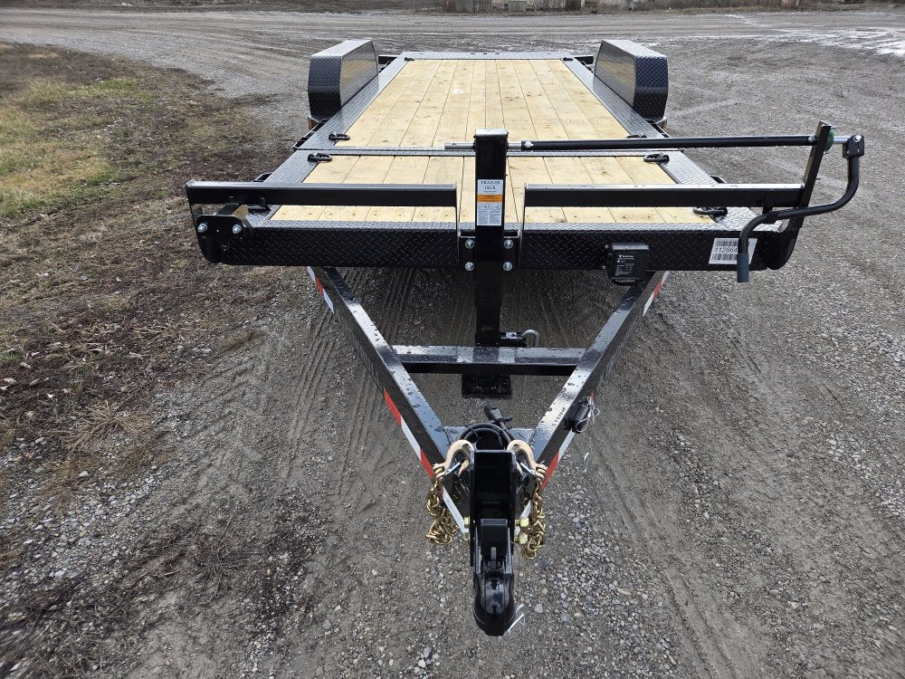 20' Iron Bull TLB Bumper Pull Equipment Tilt Trailer - (2) 7,000 lb Axles 112865 - Stryker Dealership Group