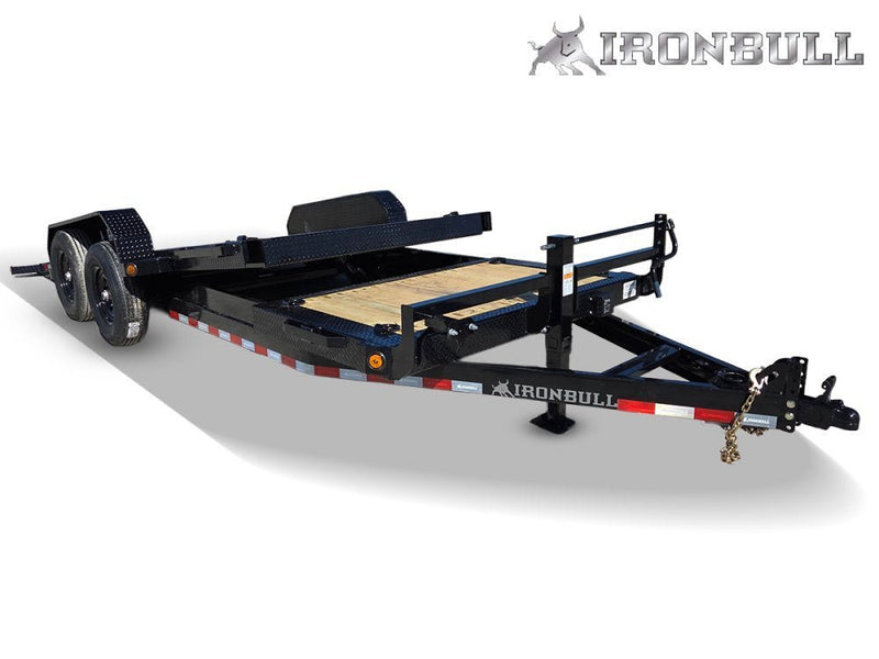 20' Iron Bull TLB Bumper Pull Equipment Tilt Trailer - (2) 7,000 lb Axles 112865 - Stryker Dealership Group