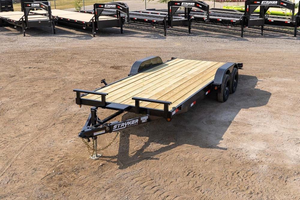 20' Single Car Trailer 10k GVWR Wood Floor - Stryker Dealership Group