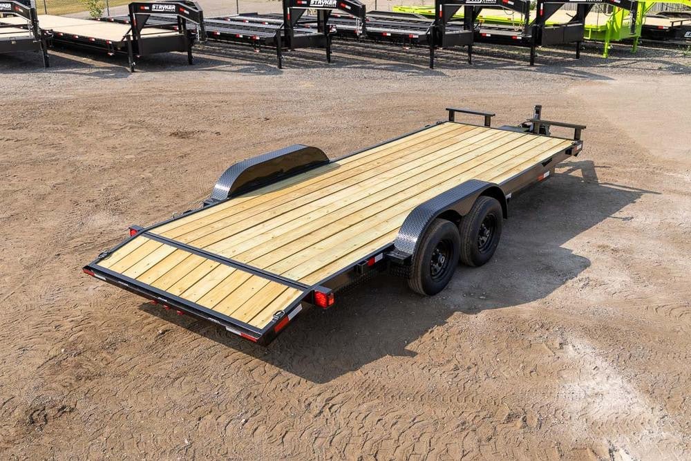 20' Single Car Trailer 10k GVWR Wood Floor - Stryker Dealership Group