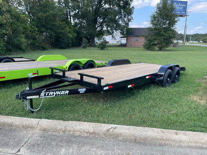 20' Single Car Trailer 10k GVWR Wood Floor - Stryker Dealership Group