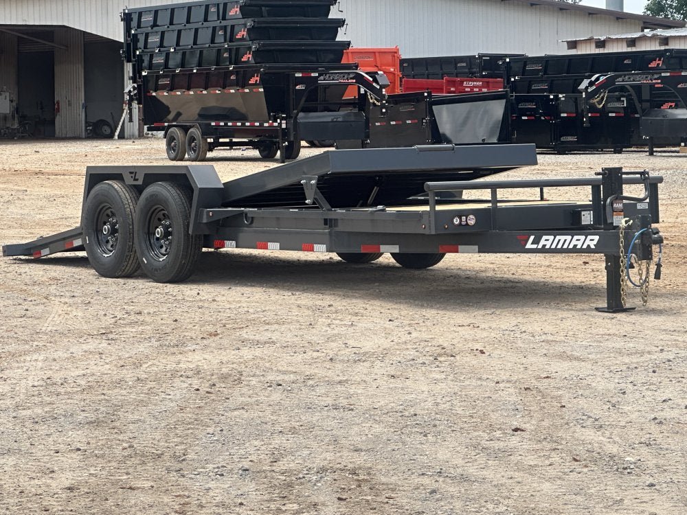20' Tilt Trailer Lamar (2) 7K Axles 14K GVWR 10K Payload 142182 - Stryker Dealership Group