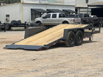 20' Tilt Trailer Lamar (2) 7K Axles 14K GVWR 10K Payload 142182 - Stryker Dealership Group