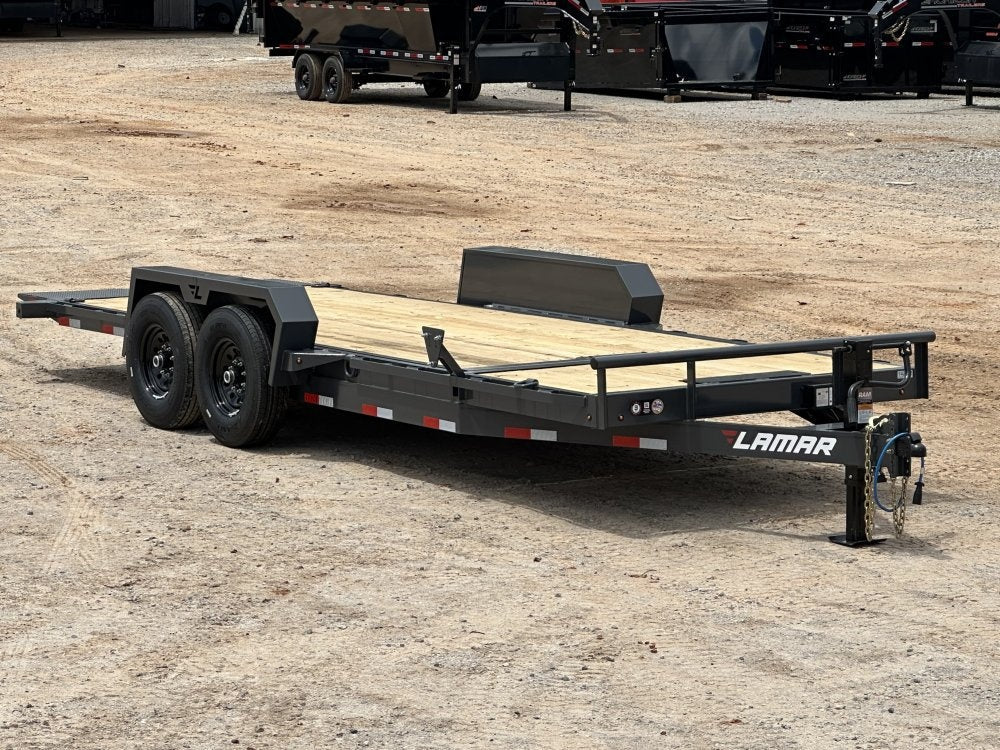 20' Tilt Trailer Lamar (2) 7K Axles 14K GVWR 10K Payload 142182 - Stryker Dealership Group