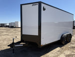 7 x 16 Journey SE Flat Top Sloped V Nose (2) 3500 lbs Axles 146229