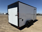 7 x 16 Journey SE Flat Top Sloped V Nose (2) 3500 lbs Axles 146229