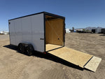 7 x 16 Journey SE Flat Top Sloped V Nose (2) 3500 lbs Axles 146229