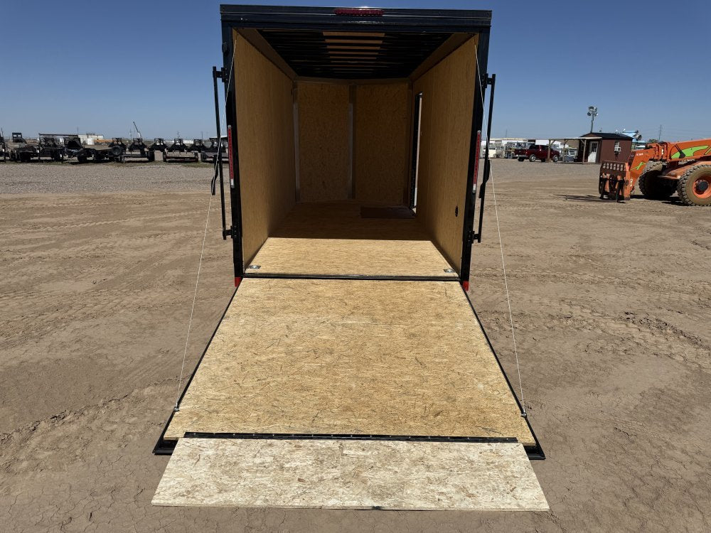 7 x 16 Journey SE Flat Top Sloped V Nose (2) 3500 lbs Axles 146229
