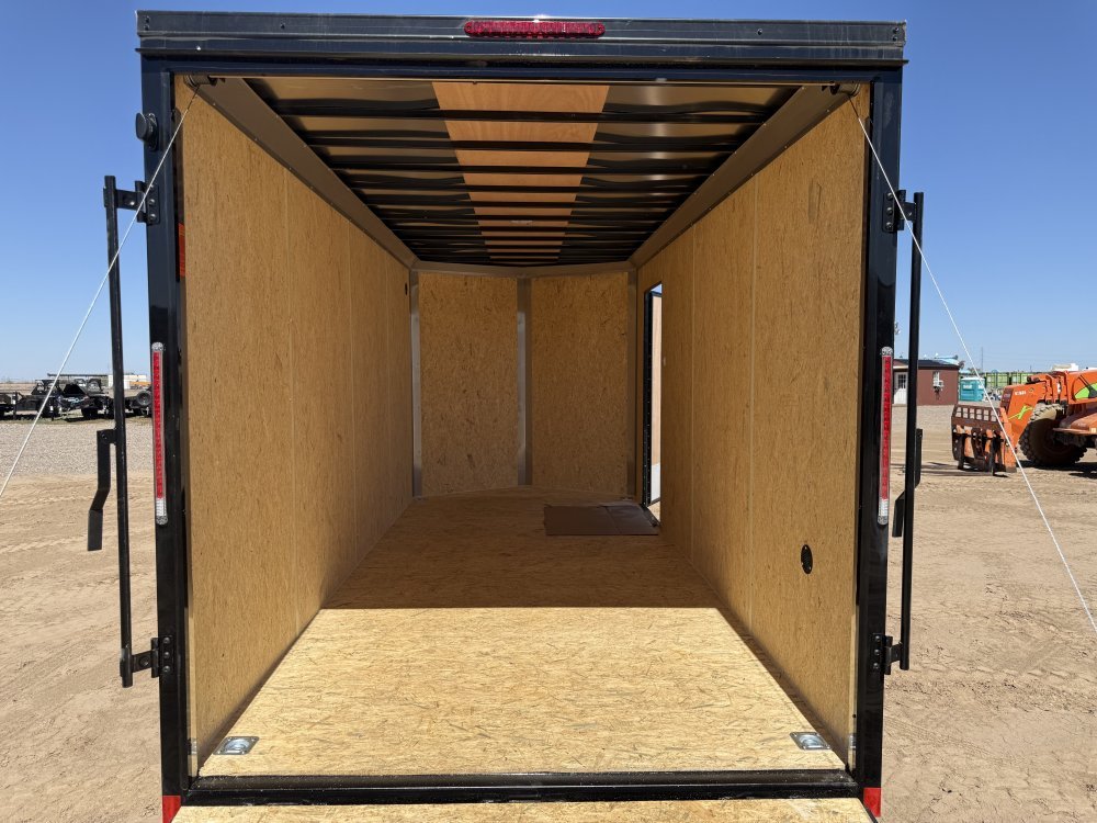 7 x 16 Journey SE Flat Top Sloped V Nose (2) 3500 lbs Axles 146229