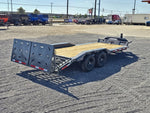 EHZ 20' x 83" BP EQUIPMENT TRAILER (2) 7K Axles, Mega Ramps, 14 Ply Tires 13435
